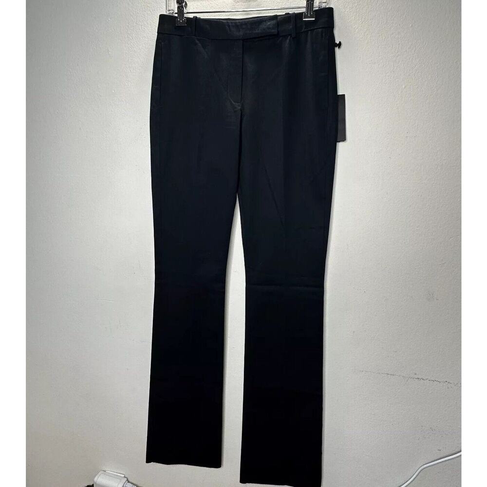 NWT Belstaff Midnight Black The Derby Classic Trouser Belt Loops Flare Legs 40